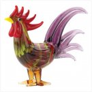 ART GLASS ROOSTER