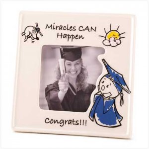 SURPRISED FACE GRADUATE FRAME
