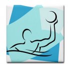WATER POLO {4}  tile coasters