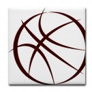 BASKETBALL {6}  tile coasters