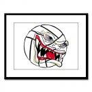 VICIOUS VOLLEYBALL | large framed print