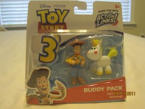 New Disney Pixar Toy Story 3 Buddy Pack *Woody & Buttercup*