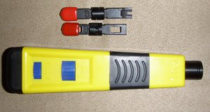 Platinum Tools Pro Punch Down Tool 13109C with 110 Blade & 66 Blade Combo