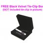 Purple Swarovski Crystal Tie Bars Clips FREE Gift Box