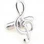 Treble Clef Music Symbol Novelty Cufflinks FREE Velvet Gift Pouch