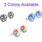 Enamel Black Auspicious Cloud Cufflinks FREE Velvet Gift Pouch