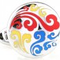 Colorful Chinese Auspicious Cloud Cufflinks FREE Velvet Gift Pouch