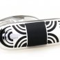 Black Bullet Oval Shape Enamel Cufflinks FREE Velvet Gift Pouch