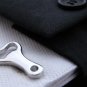 Silver Bottle Opener Novelty Cufflinks FREE Velvet Gift Pouch