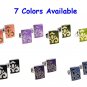 Dark Green Vienna Style Enamel Cufflinks FREE Velvet Gift Pouch