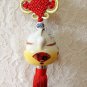 Maneki Neko Japanese Lucky Cat Charm Hanging Car Decor Feng Shui Home Decor C16