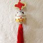 Maneki Neko Japanese Lucky Cat Charm Hanging Car Decor Feng Shui Home Decor C16
