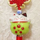 Maneki Neko Japanese Lucky Cat Charm Hanging Car Decor Feng Shui Home Decor C18