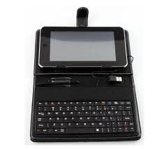 7 inch tablet pc New leather case keyboard bracket touch pen for apad