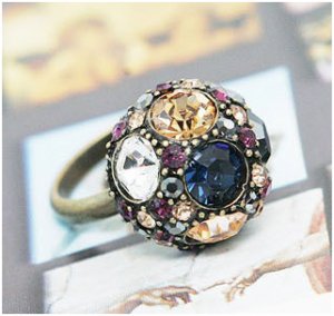 sparkling gem ring