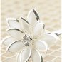 White Flower with diamond Ring