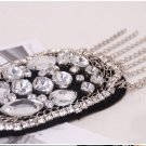 Spakling diamonds with fringes Brooch