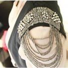 Shoulder Brooch with fringes