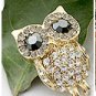Sparkling Owl Shape Earring