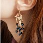 Elegant bird shape long earring