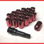 20x CHEVY 12X1.5 RED LUG NUT CAMARO MALIBU CORVETTE SSR