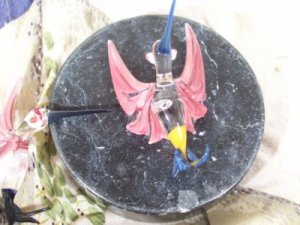 Humming Bird  Hand Torched Hanging Ornamental Hony&Blu