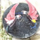 Humming Bird  Hand Torched Hanging Ornamental Rasb&Cblt