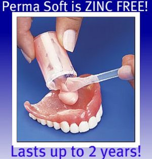 Denture Reliner Kit -- Perma Soft -- Reline Kit for 2 Plates