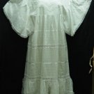Woman Church Clothes 3PCs Long Dress Skirt Suit White