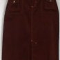 Women Long Denim Skirt M L XL 1X 2X 3X4x Wine Maroon126