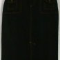 NWT Women Clothing Long Denim Skirt M - 4X Navy Blue126