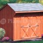 6' X 8' Saltbox Roof Style Shed/playhouse Plans , Design #70608