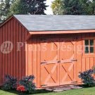 6' X 10' Saltbox Storage Shed/playhouse Plans,Design #70610