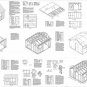 12' X 12' Saltbox Roof Style Storage Shed Plans, Design #71212