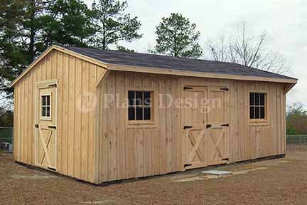 lean to shed with barn door icreatables.com