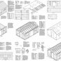12' X 18' Saltbox Garden Storage Shed Plans, Design #71218