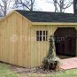 8' X 10' Firewood Storage Shed Project Plans, Design #70810