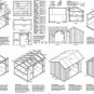 8' X 10' Firewood Storage Shed Project Plans, Design #70810