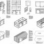 8' X 16' Firewood Storage Shed Project Plans, Design #70816