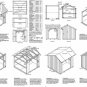 8' X 8' Firewood Storage Shed Project Plans, Design #70808