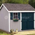 8' x 10' Gable Storage Shed Project Plans, Design #10810
