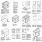 6' X 8' Gable Garden Storage Shed Plans, Design #80608