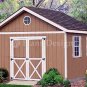 12' x 12' Gable Storage Shed Project Plans, Design #21212