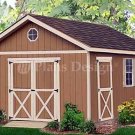 20' x 12' Gable Garden Storage Shed Project Plans, Design #22012