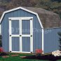 8' X 8' Barn/gambrel Wooden Storage Shed Plans, Design #30808