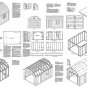 12' X 16' Barn Roof Style Garage Project Plans, Design #31216