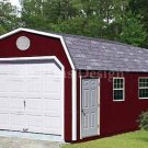 12' X 20' Barn/gambrel Garage Project Plans, Design #31220