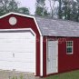 12' X 24' Barn/gambrel Garage Project Plans, Design #31224