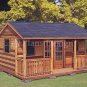16' X 20' Cottage Shed with Porch Project Plans, Design #61620