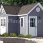 7' X 12' L 7' X 5' Dual Storage Shed Project Plans, Design #60712